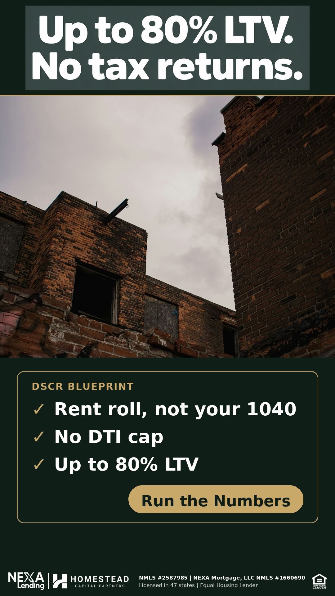 V4 No Tax Returns
