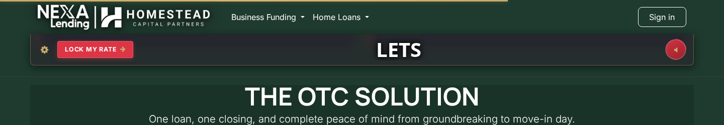 Sticky caption bar pinned below the navigation — word-by-word narration continues as user scrolls past the audio card
