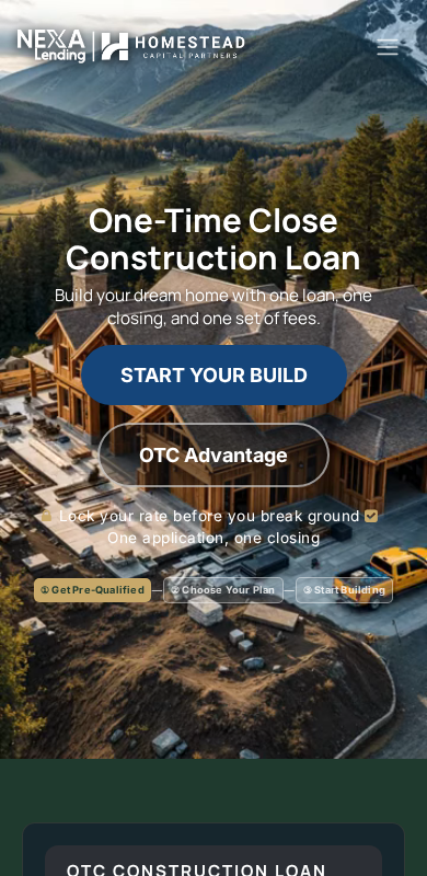 Mobile hero on load — 9:16 vertical video background, headline, CTAs, audio card below with full portrait canvas